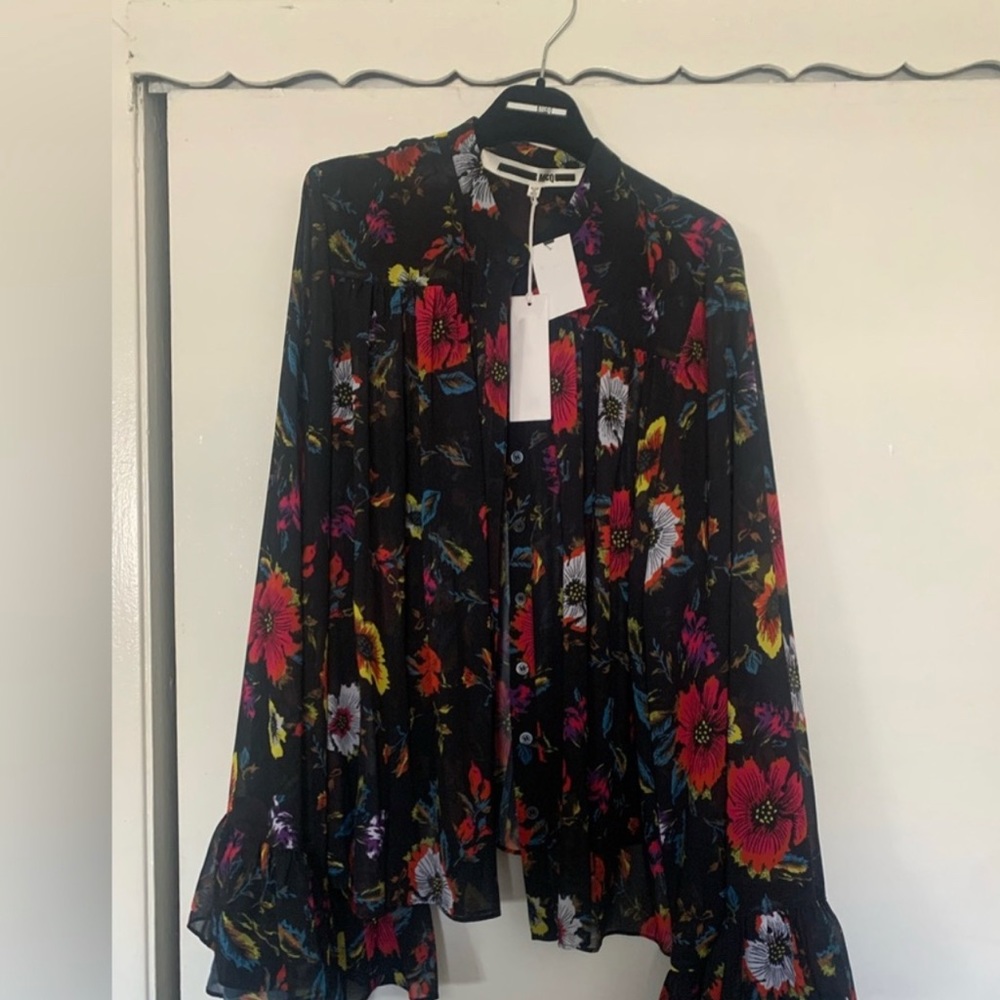 Alexander McQueen Acid Floral Mini Dress - Picture 4 of 5